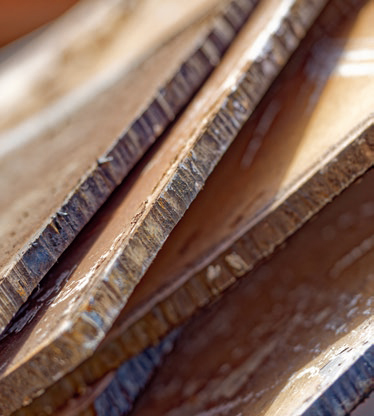 非磁性ドイツ潜水艦の切り出し鋼板